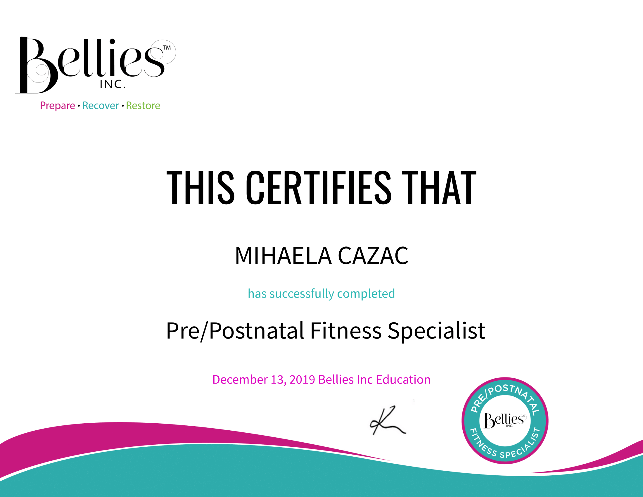 certificat 1